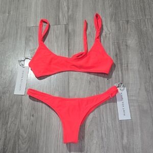 Neon Pink Bikini Set
